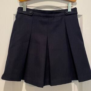 Dockers Kids Girls School Uniform Pleated Skirt Navy Size 10 Regular